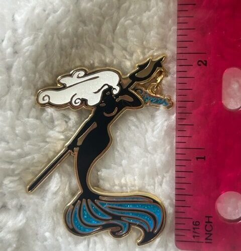 Mermaid with Sirens dangle pin