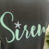 Sirens glitter transfer